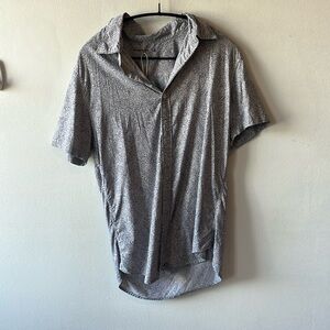 166 ABERCROMBIE black and white button up